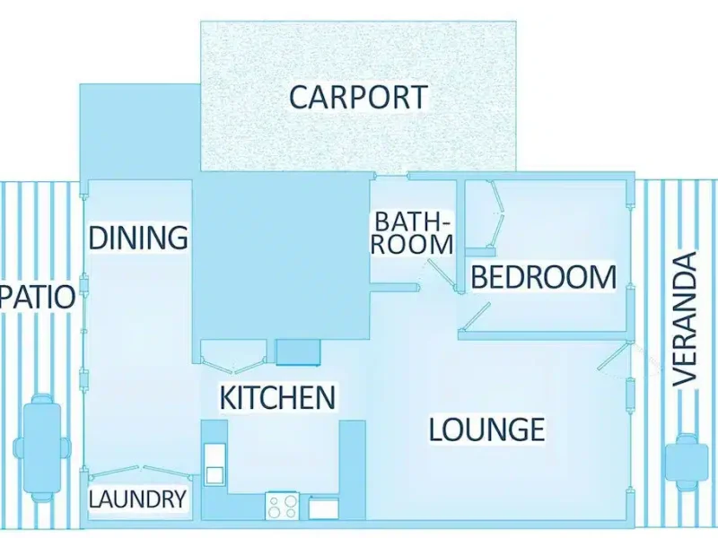 1 Bedroom Floorplan